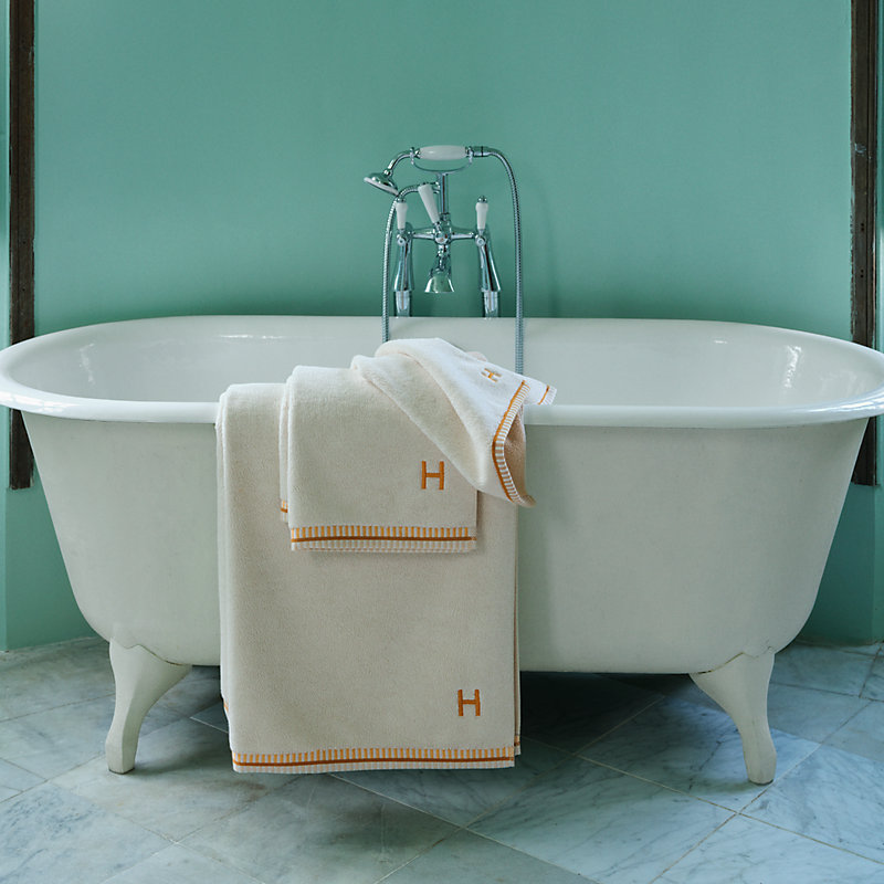 Vice Versa hand towel - White | Hermès USA